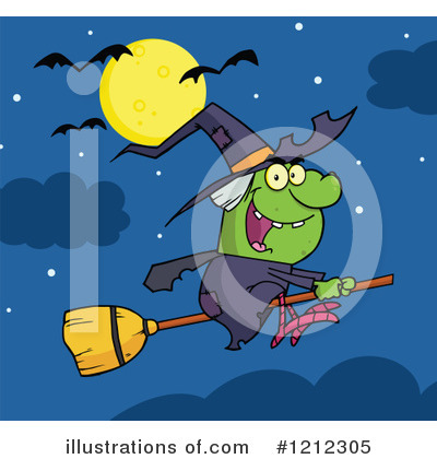 Witch Clipart #1212305 by Hit Toon