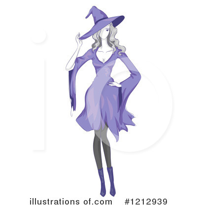 Royalty-Free (RF) Witch Clipart Illustration by BNP Design Studio - Stock Sample #1212939