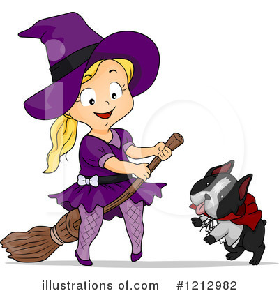 Royalty-Free (RF) Witch Clipart Illustration by BNP Design Studio - Stock Sample #1212982
