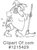 Witch Clipart #1215429 by djart