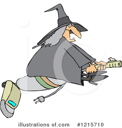 Royalty-Free (RF) Witch Clipart Illustration by djart - Stock Sample #1215710