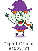 Witch Clipart #1263771 by Zooco