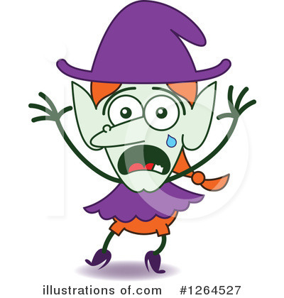 Royalty-Free (RF) Witch Clipart Illustration by Zooco - Stock Sample #1264527