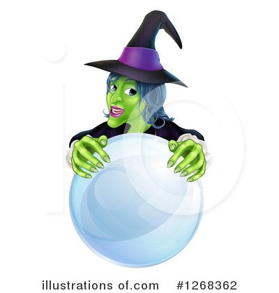 Royalty-Free (RF) Witch Clipart Illustration by AtStockIllustration - Stock Sample #1268362