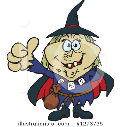 Witch Clipart #1273735 by Dennis Holmes Designs