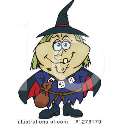 Witch Clipart #1276179 by Dennis Holmes Designs