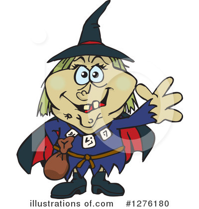 Royalty-Free (RF) Witch Clipart Illustration by Dennis Holmes Designs - Stock Sample #1276180