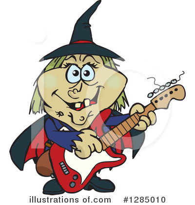 Witch Clipart #1285010 by Dennis Holmes Designs
