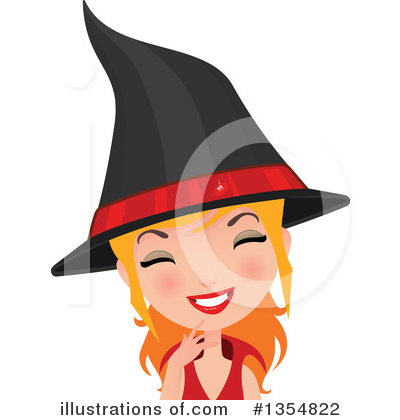 Royalty-Free (RF) Witch Clipart Illustration by Melisende Vector - Stock Sample #1354822