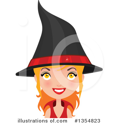 Royalty-Free (RF) Witch Clipart Illustration by Melisende Vector - Stock Sample #1354823