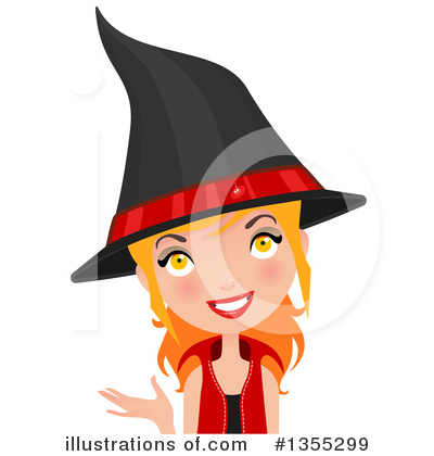 Royalty-Free (RF) Witch Clipart Illustration by Melisende Vector - Stock Sample #1355299