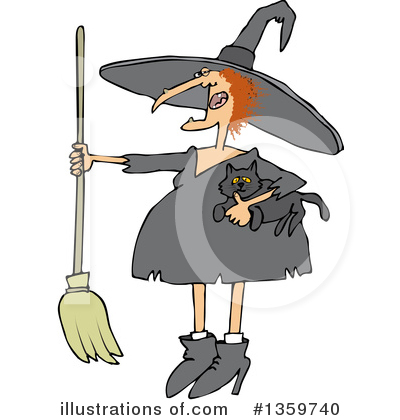 Witch Clipart #1359740 by djart