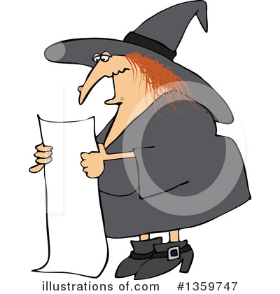 Royalty-Free (RF) Witch Clipart Illustration by djart - Stock Sample #1359747