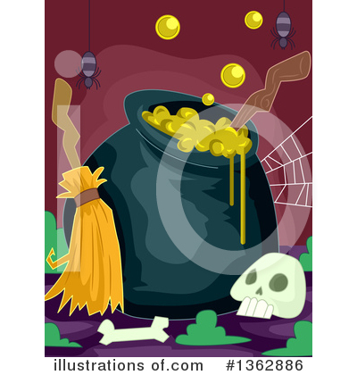 Royalty-Free (RF) Witch Clipart Illustration by BNP Design Studio - Stock Sample #1362886