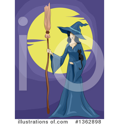 Witch Clipart #1362898 by BNP Design Studio