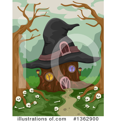 Royalty-Free (RF) Witch Clipart Illustration by BNP Design Studio - Stock Sample #1362900