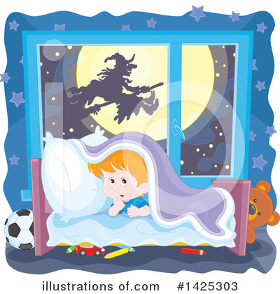 Royalty-Free (RF) Witch Clipart Illustration by Alex Bannykh - Stock Sample #1425303