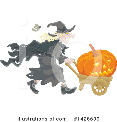 Royalty-Free (RF) Witch Clipart Illustration by Alex Bannykh - Stock Sample #1426600