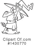 Witch Clipart #1430770 by toonaday