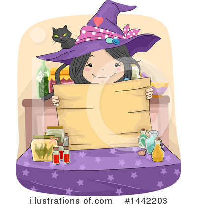 Royalty-Free (RF) Witch Clipart Illustration by BNP Design Studio - Stock Sample #1442203