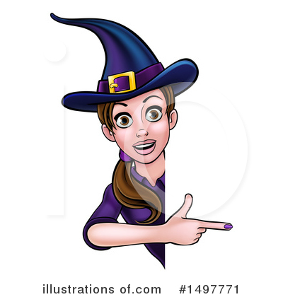 Royalty-Free (RF) Witch Clipart Illustration by AtStockIllustration - Stock Sample #1497771