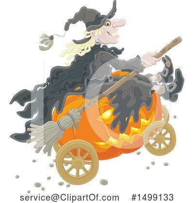 Royalty-Free (RF) Witch Clipart Illustration by Alex Bannykh - Stock Sample #1499133