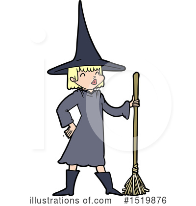 Royalty-Free (RF) Witch Clipart Illustration by lineartestpilot - Stock Sample #1519876
