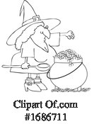 Witch Clipart #1686711 by djart