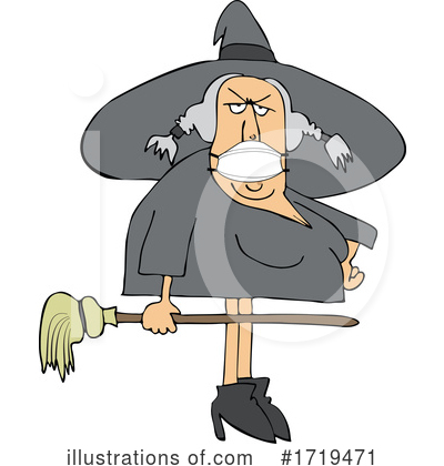 Royalty-Free (RF) Witch Clipart Illustration by djart - Stock Sample #1719471