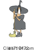 Witch Clipart #1719472 by djart