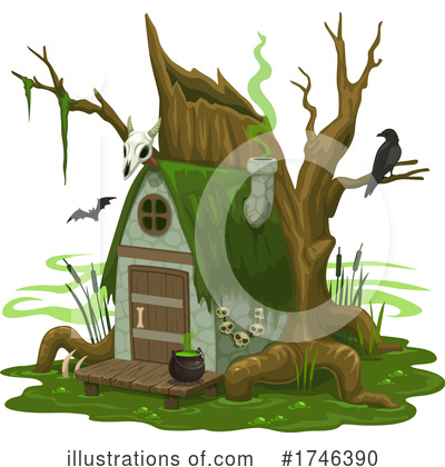 Royalty-Free (RF) Witch Clipart Illustration by Vector Tradition SM - Stock Sample #1746390