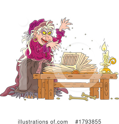 Witch Clipart #1793855 by Alex Bannykh