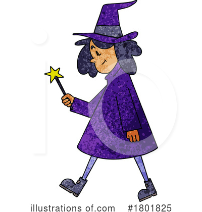 Royalty-Free (RF) Witch Clipart Illustration by lineartestpilot - Stock Sample #1801825