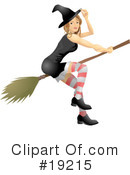 Witch Clipart #19215 by AtStockIllustration