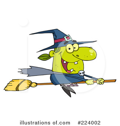 Royalty-Free (RF) Witch Clipart Illustration by Hit Toon - Stock Sample #224002