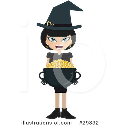 Witch Clipart #29832 by Melisende Vector