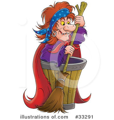 Witch Clipart #33291 by Alex Bannykh