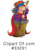 Witch Clipart #33291 by Alex Bannykh