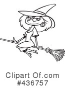 Witch Clipart #436757 by toonaday