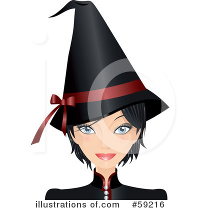 Royalty-Free (RF) Witch Clipart Illustration by Melisende Vector - Stock Sample #59216