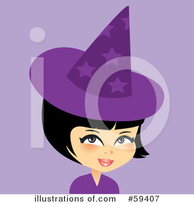 Royalty-Free (RF) Witch Clipart Illustration by Monica - Stock Sample #59407