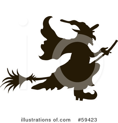 Royalty-Free (RF) Witch Clipart Illustration by pauloribau - Stock Sample #59423