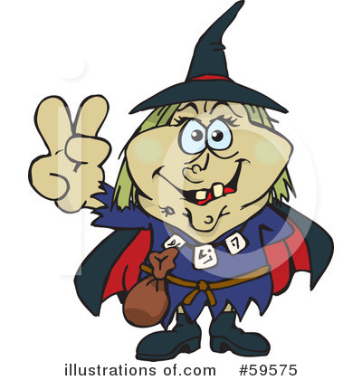 Witch Clipart #59575 by Dennis Holmes Designs