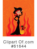 Witch Clipart #61644 by Monica