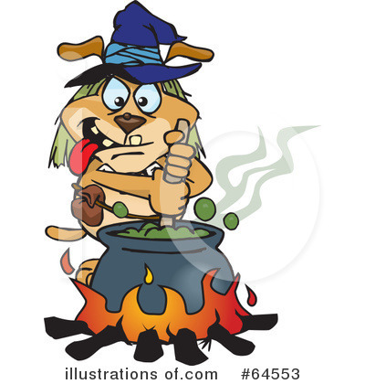 Witch Clipart #64553 by Dennis Holmes Designs