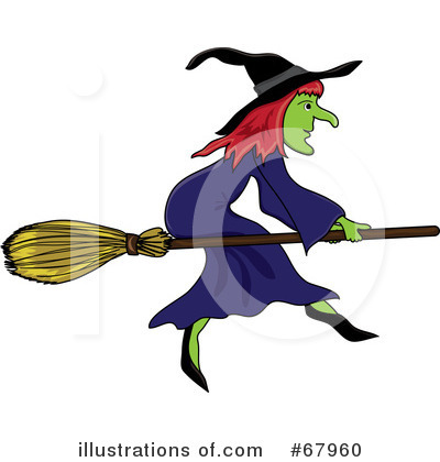 Royalty-Free (RF) Witch Clipart Illustration by Pams Clipart - Stock Sample #67960
