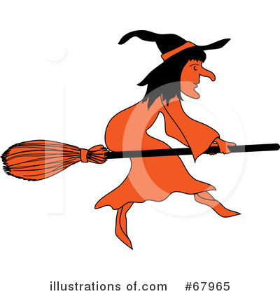 Royalty-Free (RF) Witch Clipart Illustration by Pams Clipart - Stock Sample #67965