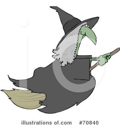 Royalty-Free (RF) Witch Clipart Illustration by djart - Stock Sample #70840