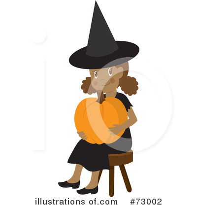 Royalty-Free (RF) Witch Clipart Illustration by Rosie Piter - Stock Sample #73002