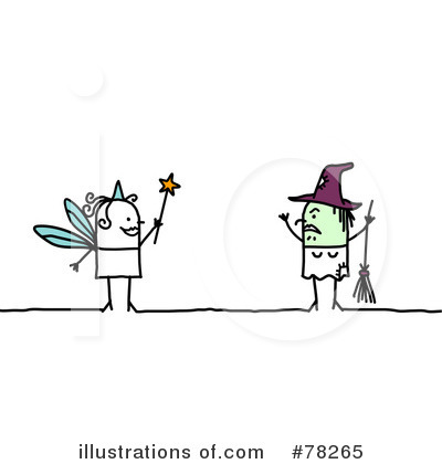 Royalty-Free (RF) Witch Clipart Illustration by NL shop - Stock Sample #78265